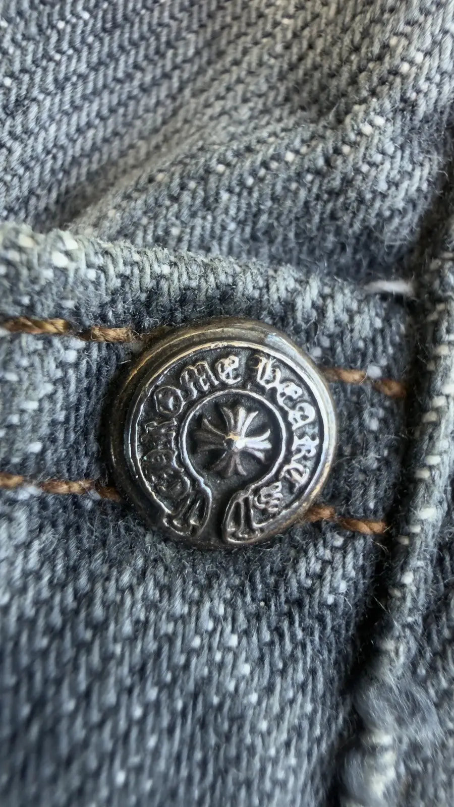Chrome Hearts Cross Patch Denim Jeans Size 31 Chrome Hearts
