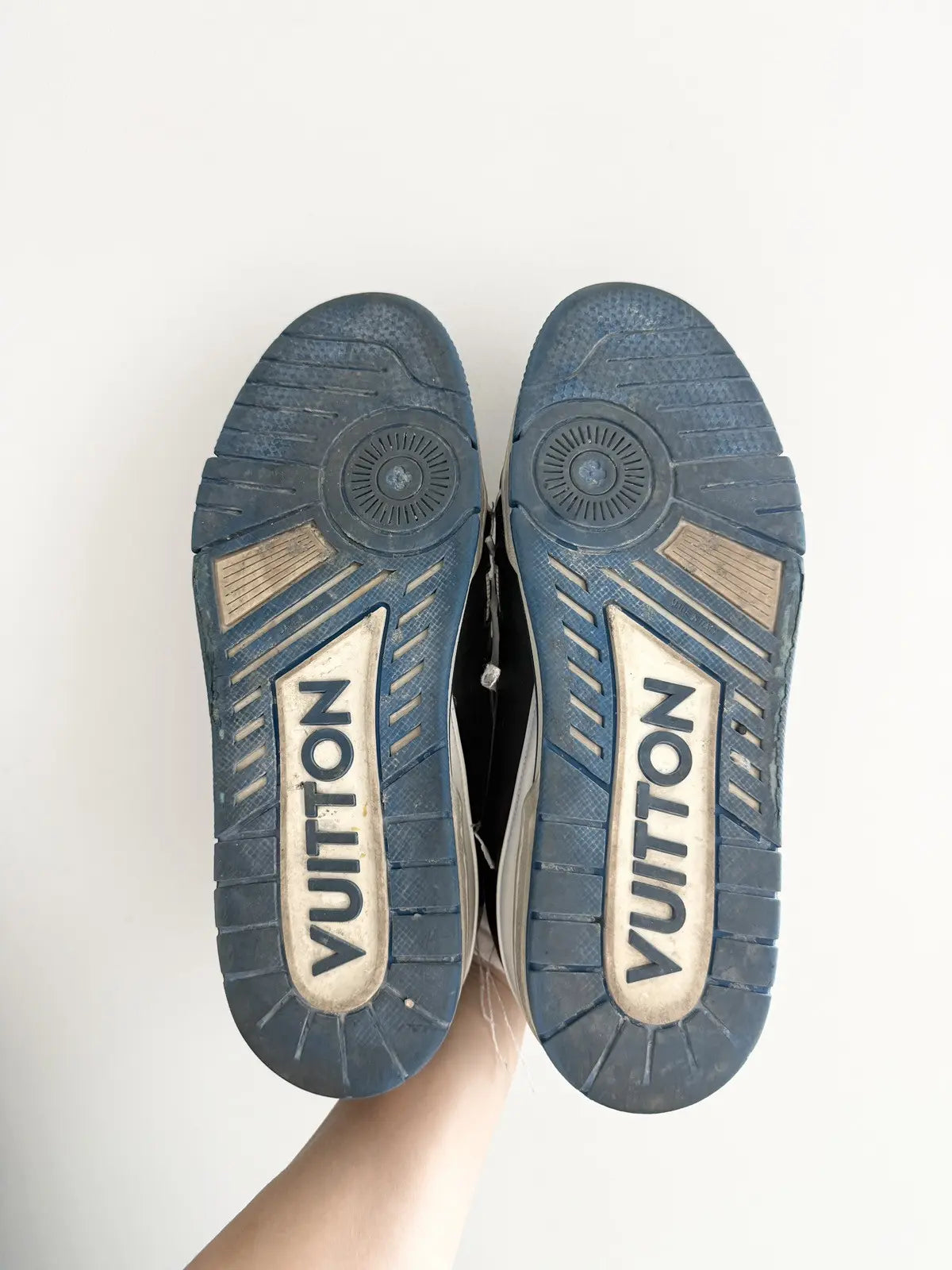 Louis Vuitton Trainer Virgil Abloh White Black Blue