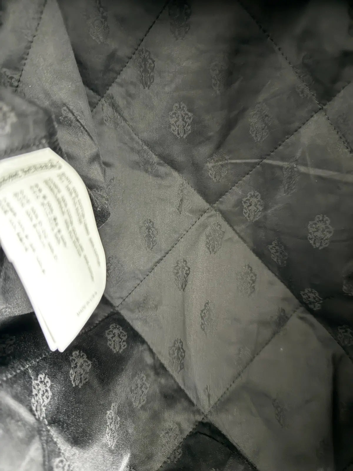 Chrome Hearts Quilted Padded Flannel Jacket