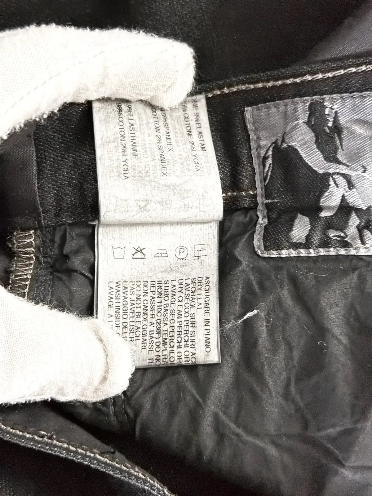 Rick Owens DRKSHDW Flared Denim Jeans Black