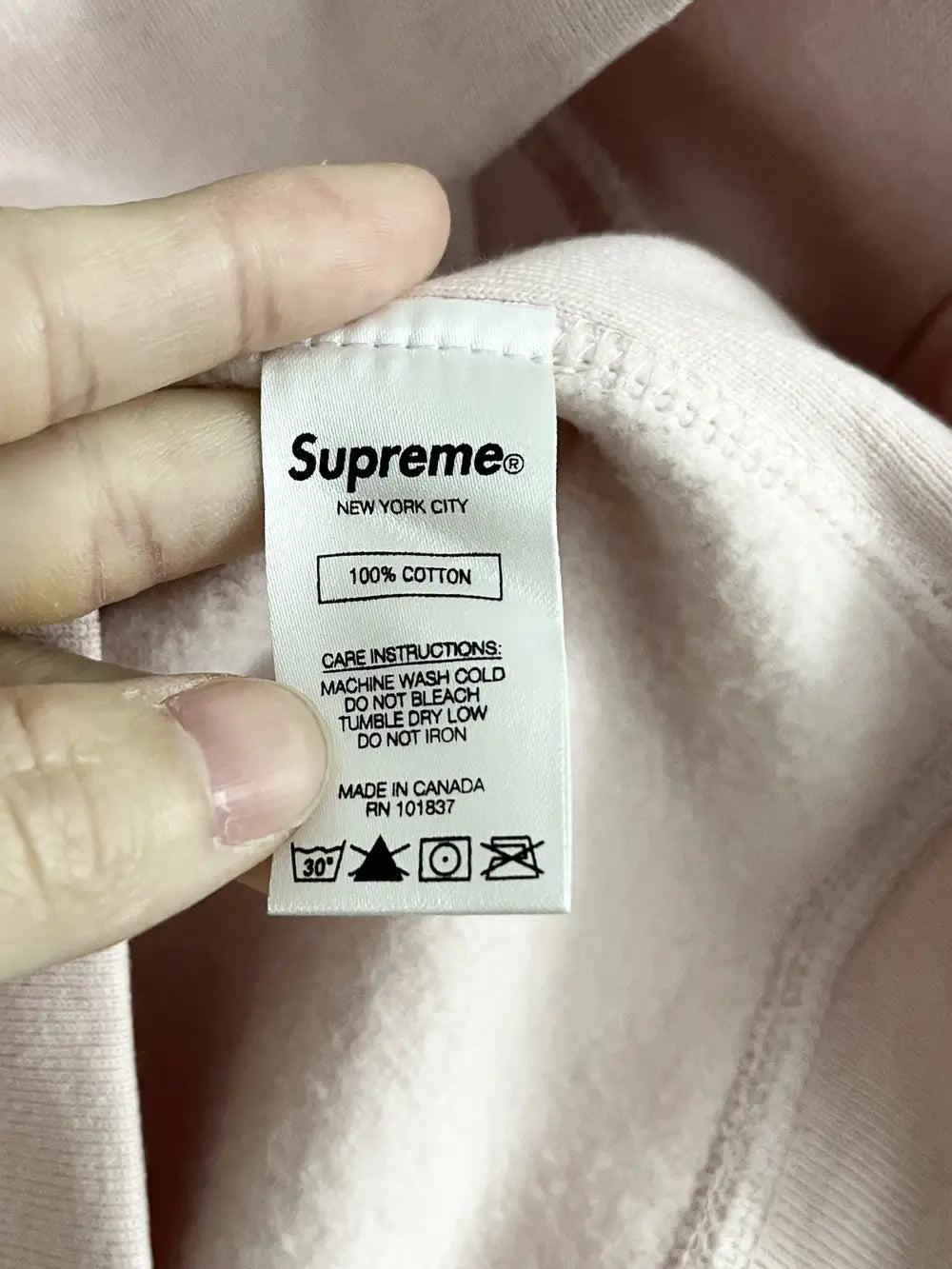 2017 Supreme Tonal S Logo Hoodie