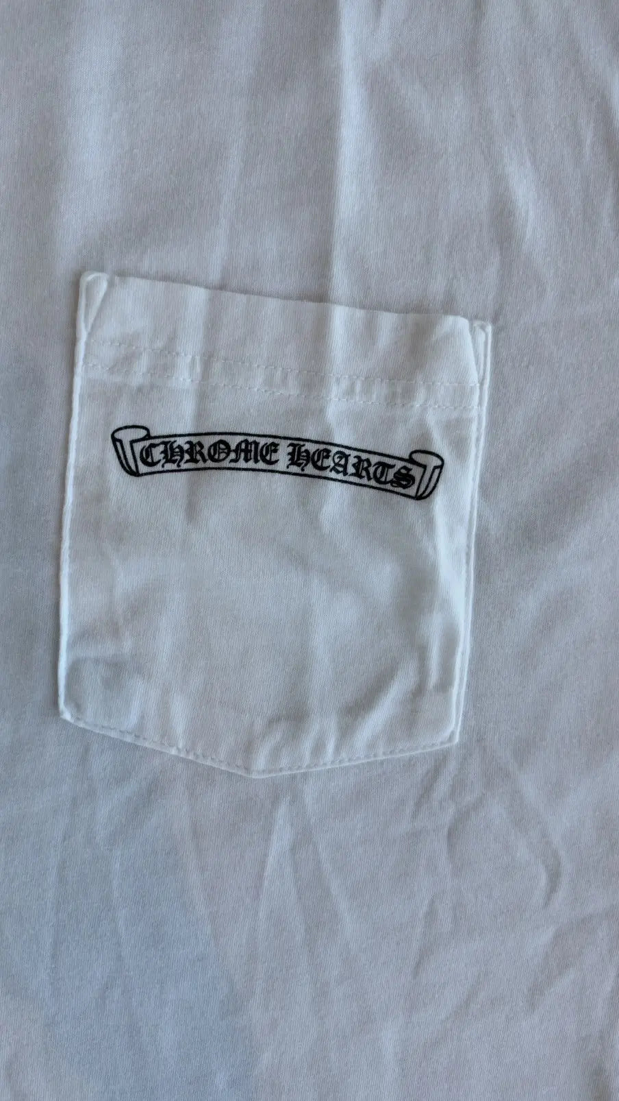 Chrome Hearts Scroll Logo Pocket T-Shirt Size XL Chrome Hearts