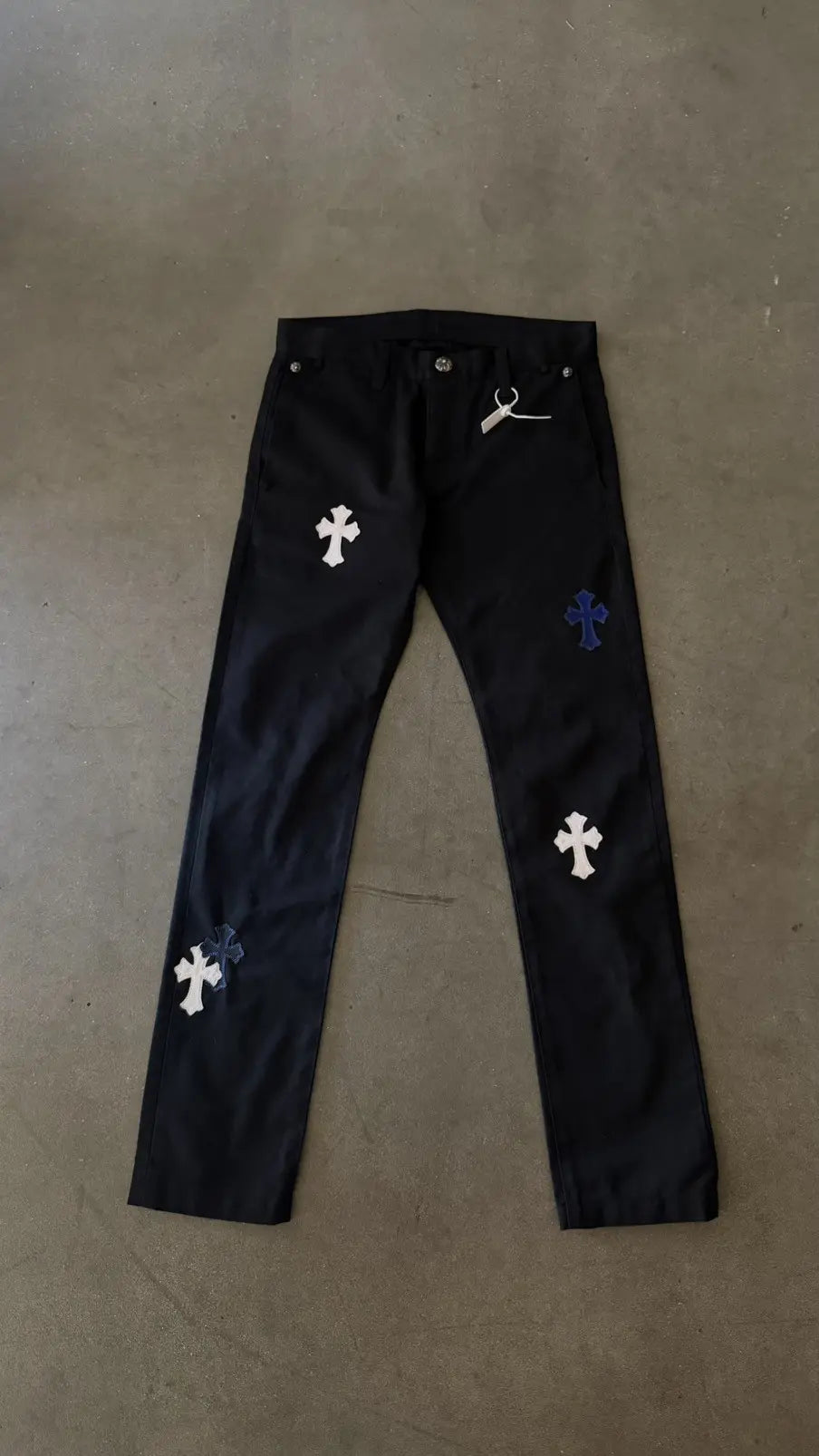 Chrome Hearts Cross Patch Jeans