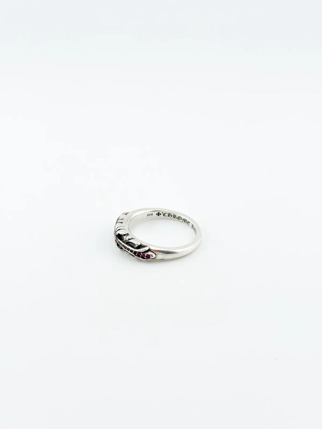 Chrome Hearts Ruby Baby Classic Floral Ring