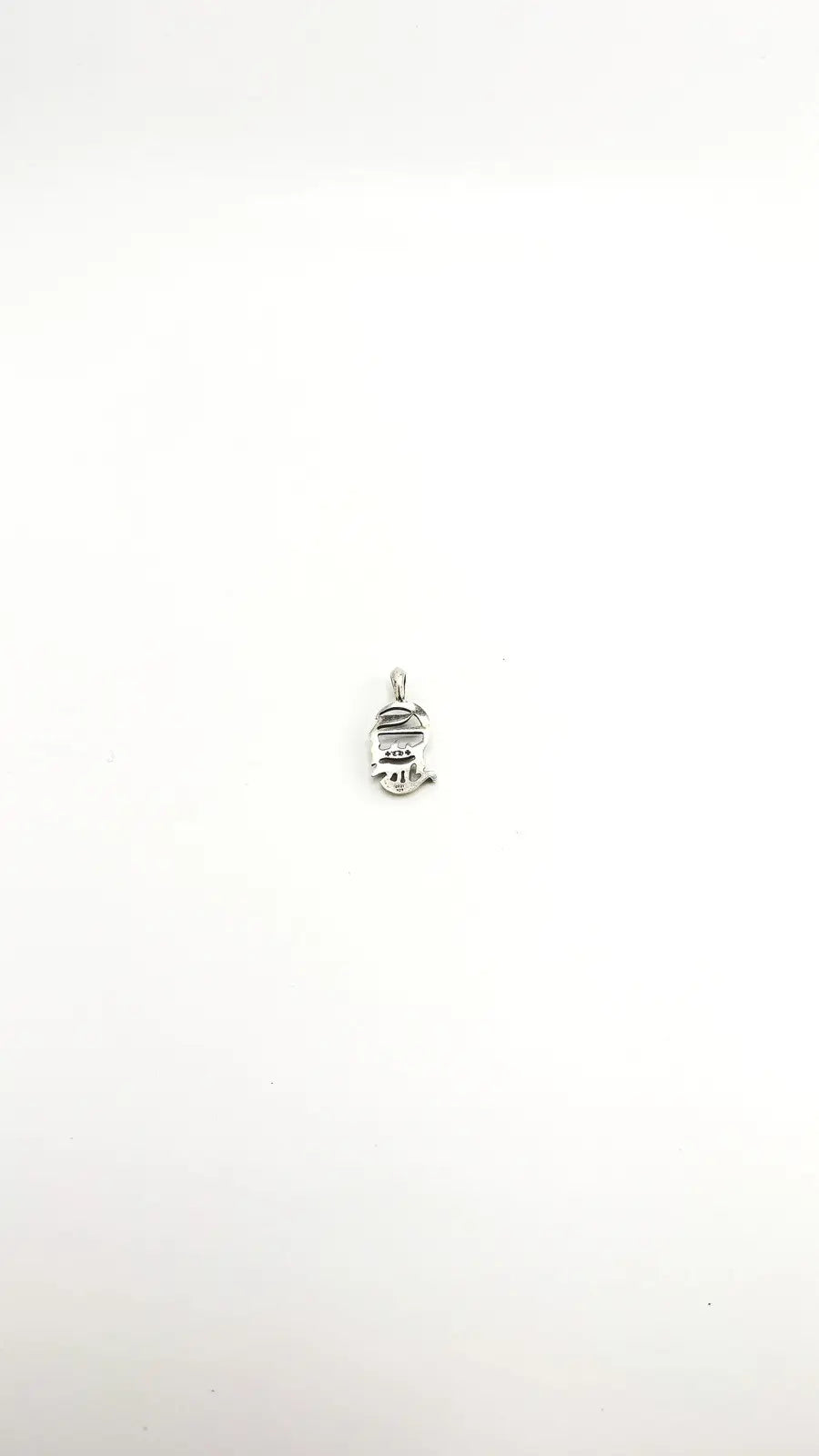 Chrome Hearts Sterling Silver Vertical Logo Pendant Chrome Hearts
