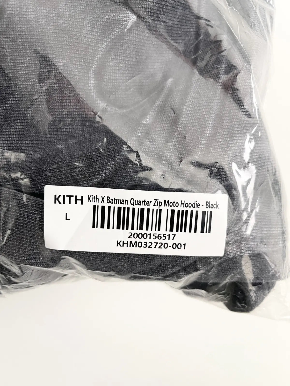 Kith x Batman Quarter Zip Moto Hoodie