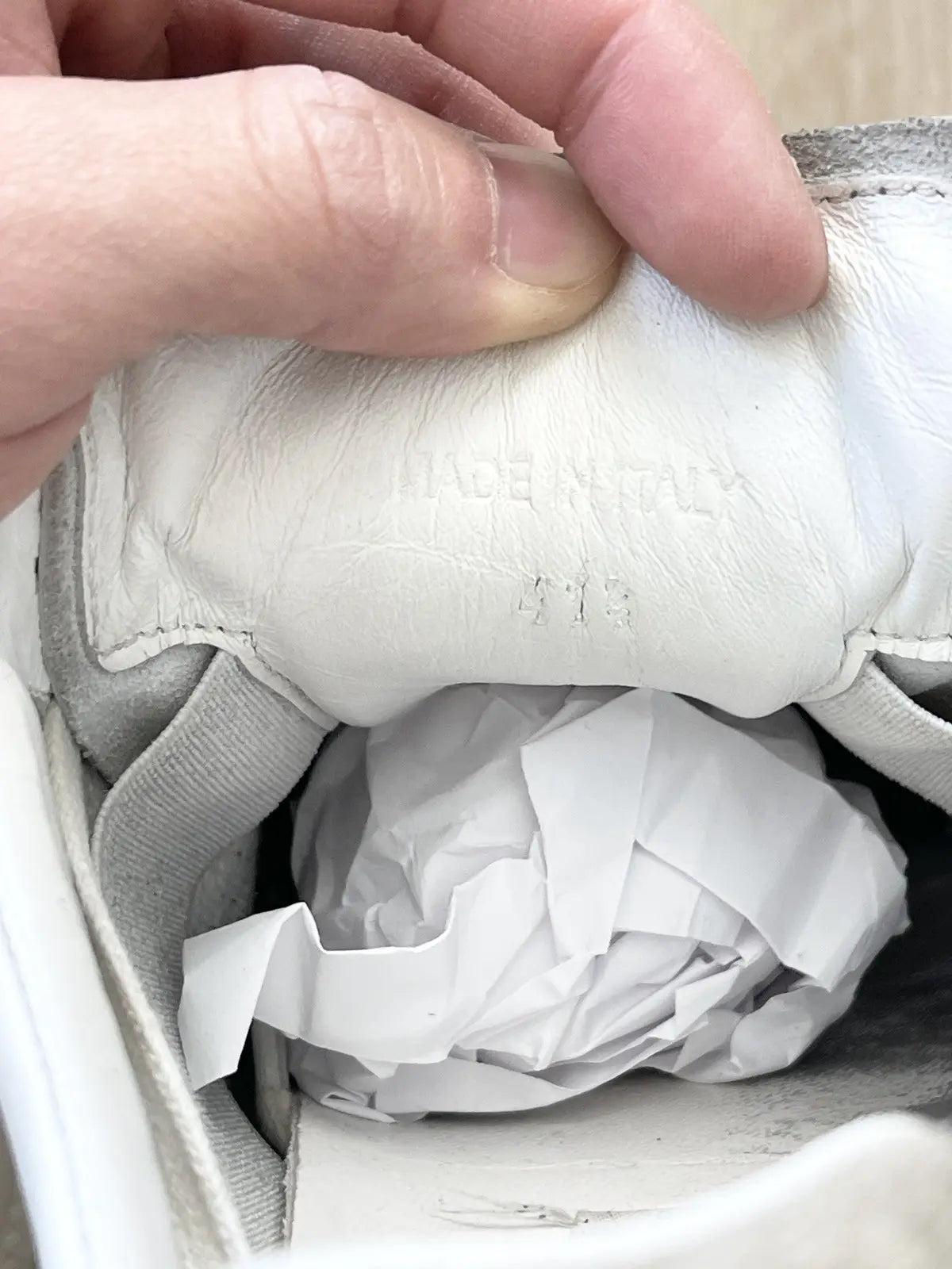 2010s Maison Margiela GAT Replica Double White Sneakers