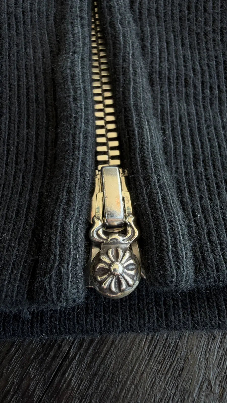 Chrome Hearts Embroidered Vine Dagger Zip-Up Hoodie Size L Chrome Hearts