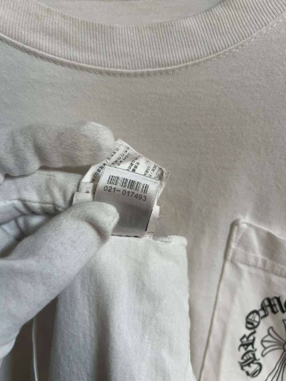 Chrome Hearts Cross Horseshoe Cross Pocket Tee