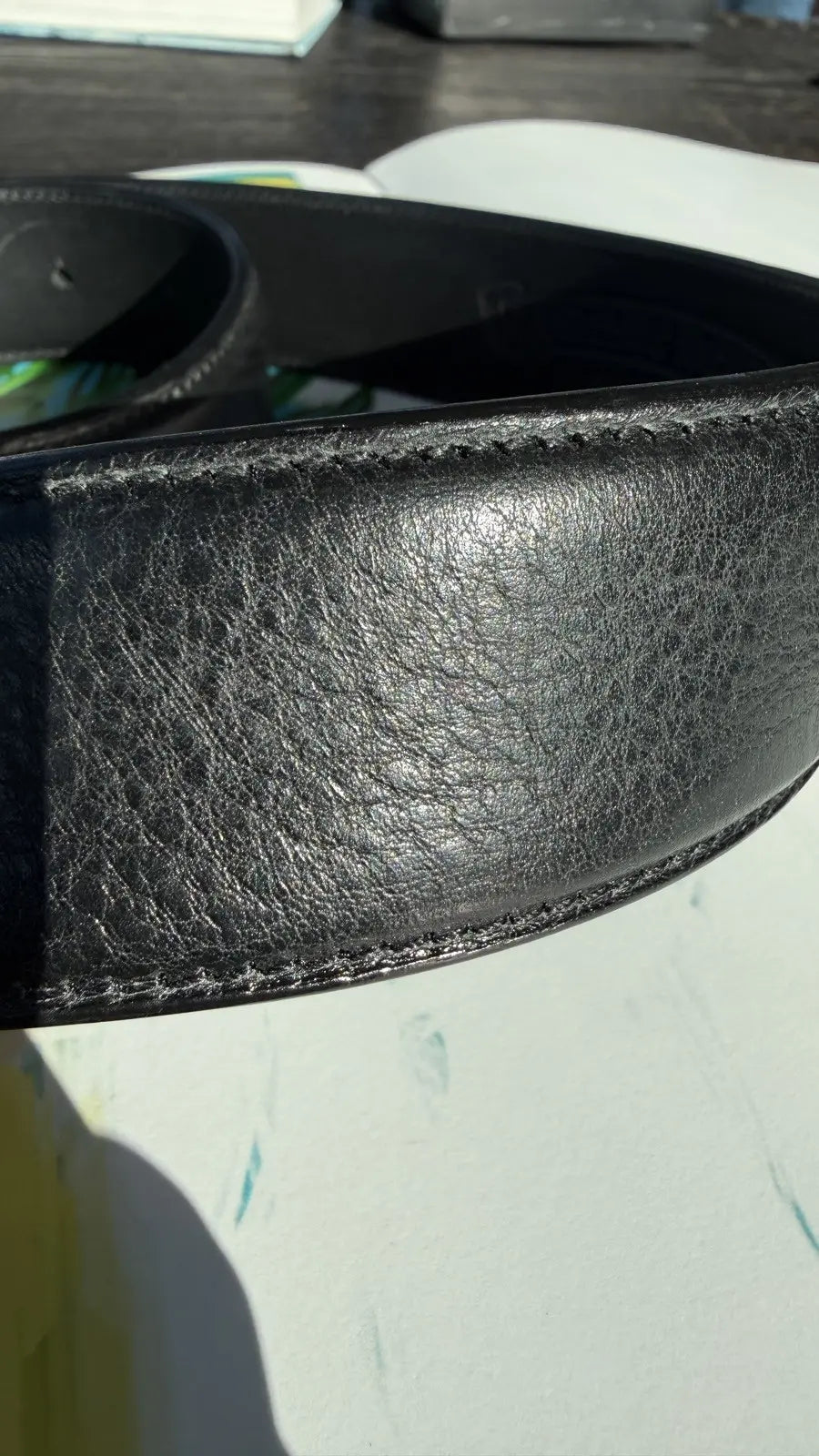 Chrome Hearts Leather Belt Strap Chrome Hearts