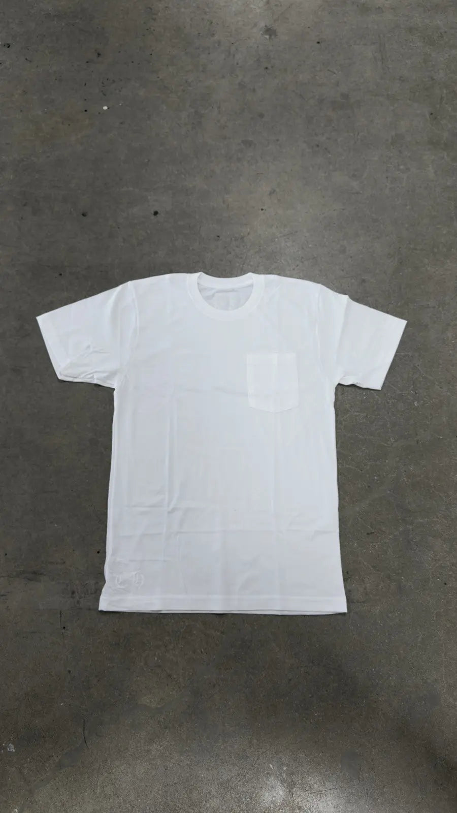 Chrome Hearts Cannes Neck Logo T-Shirt White
