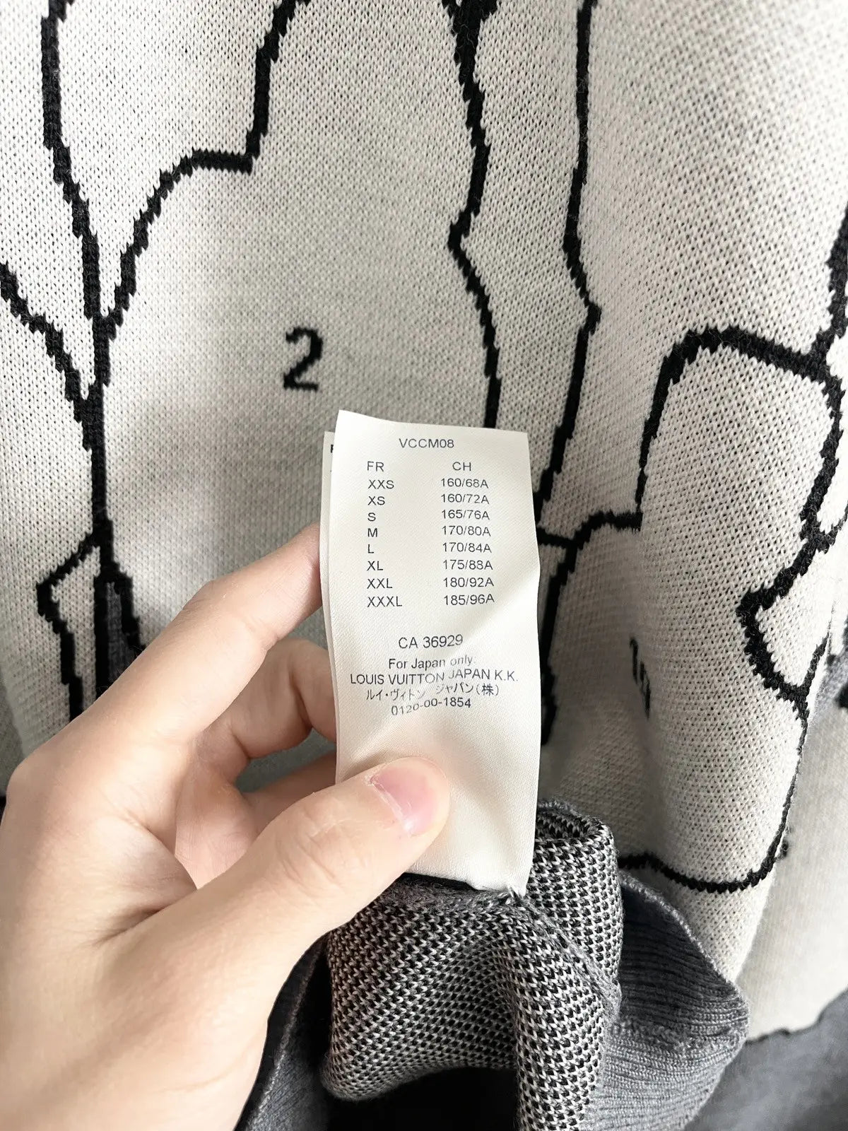 SS20 Louis Vuitton Studio Jacquard Knit Sweater