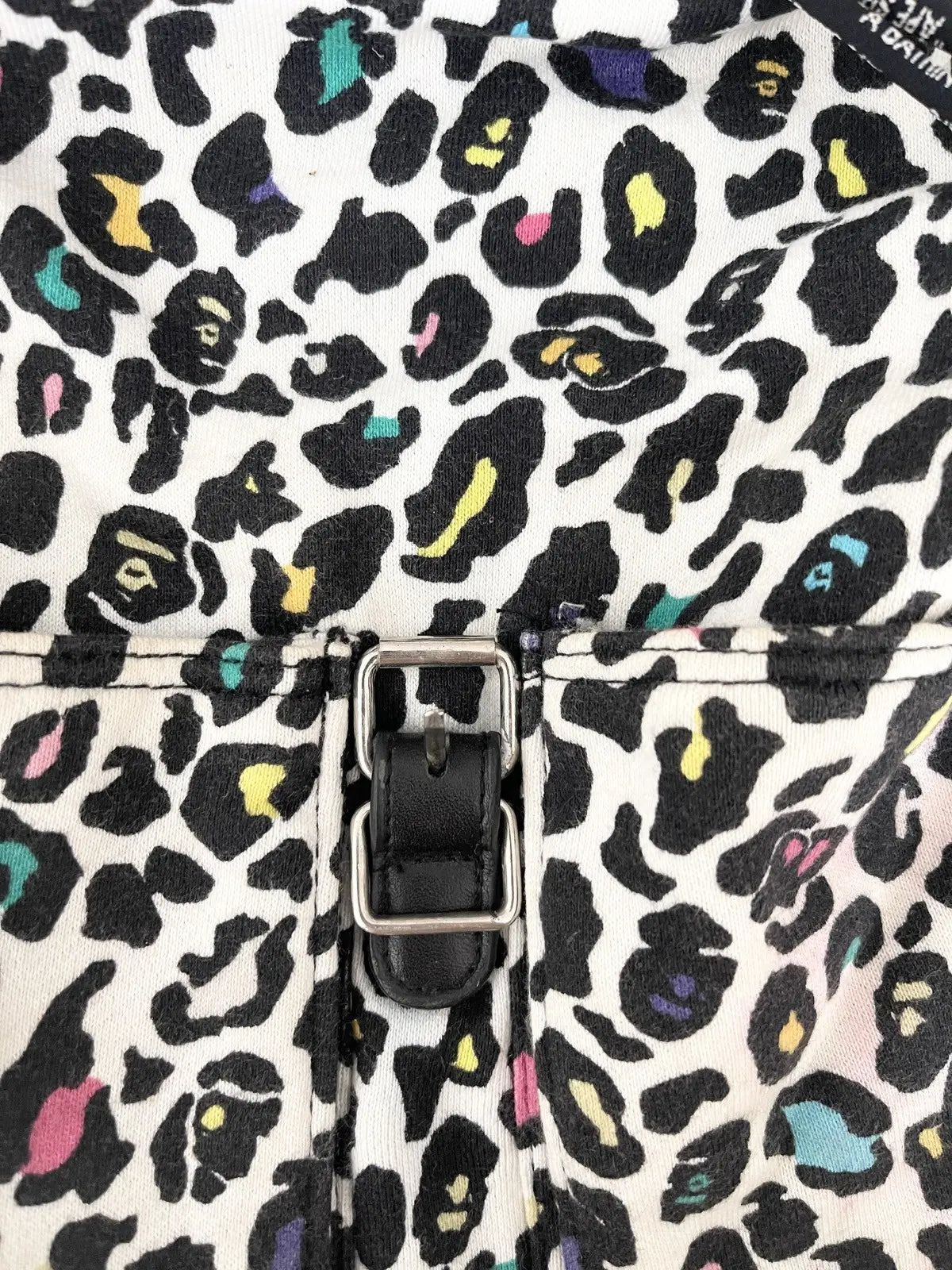 2010s Bape Leopard Camo Belt Buckle Backpack