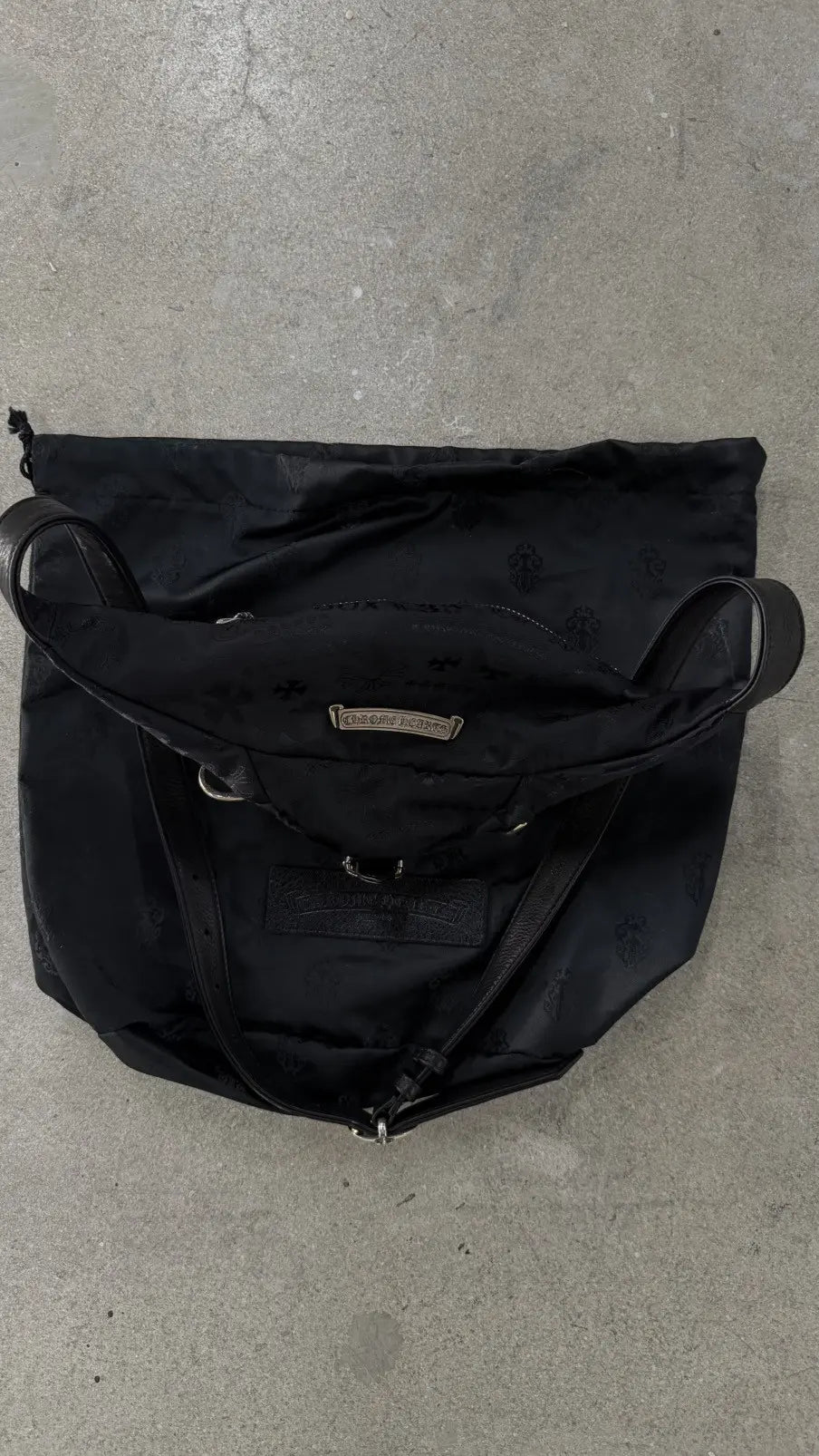 Chrome Hearts Nylon Stencil Snatpack Waist Bag
