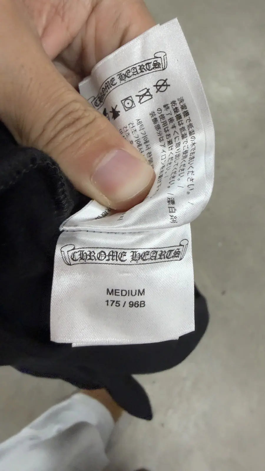 Chrome Hearts 'Blacked Out' Horseshoe Logo Hoodie