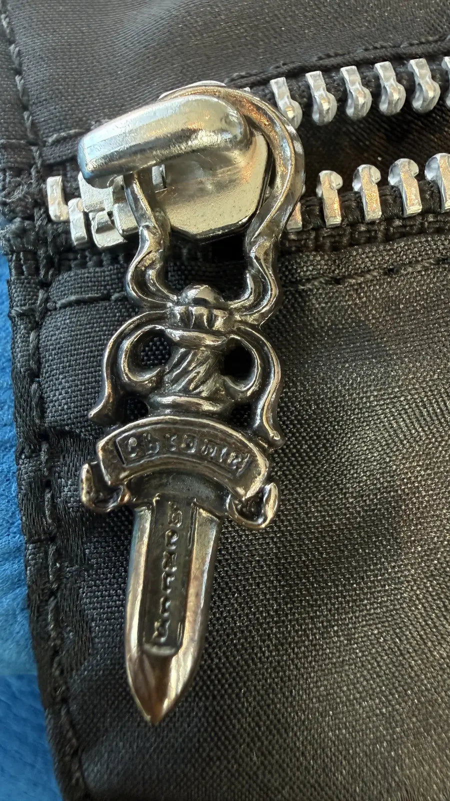 Chrome Hearts Patch Lyon Dagger Suede Weekend Bag Chrome Hearts