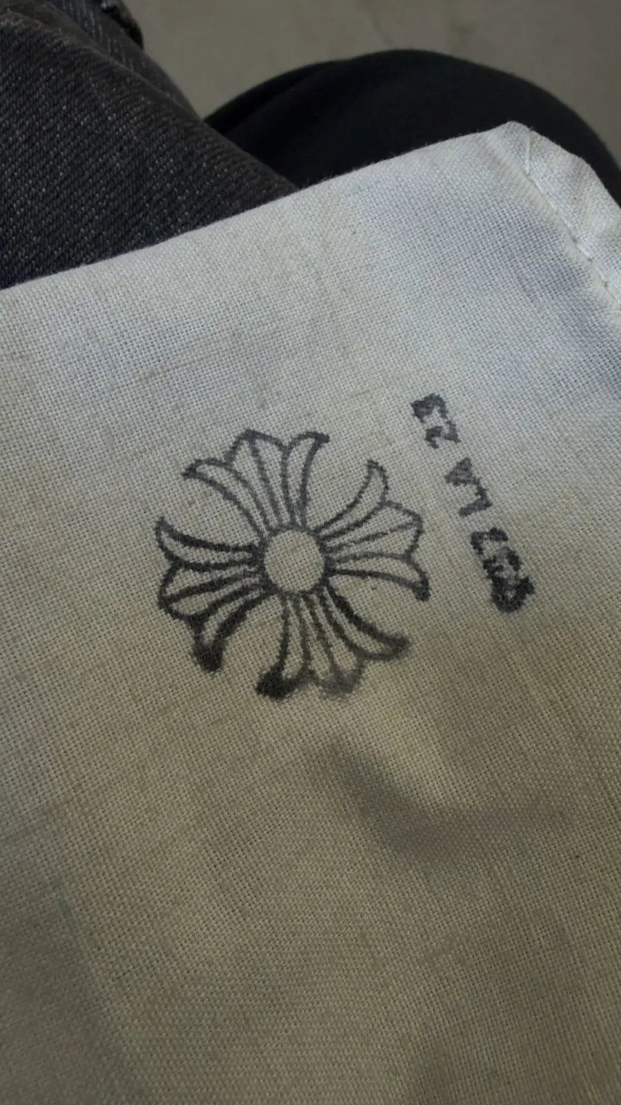 Chrome Hearts LEVI'S Black Denim "GOLD CROSSES"