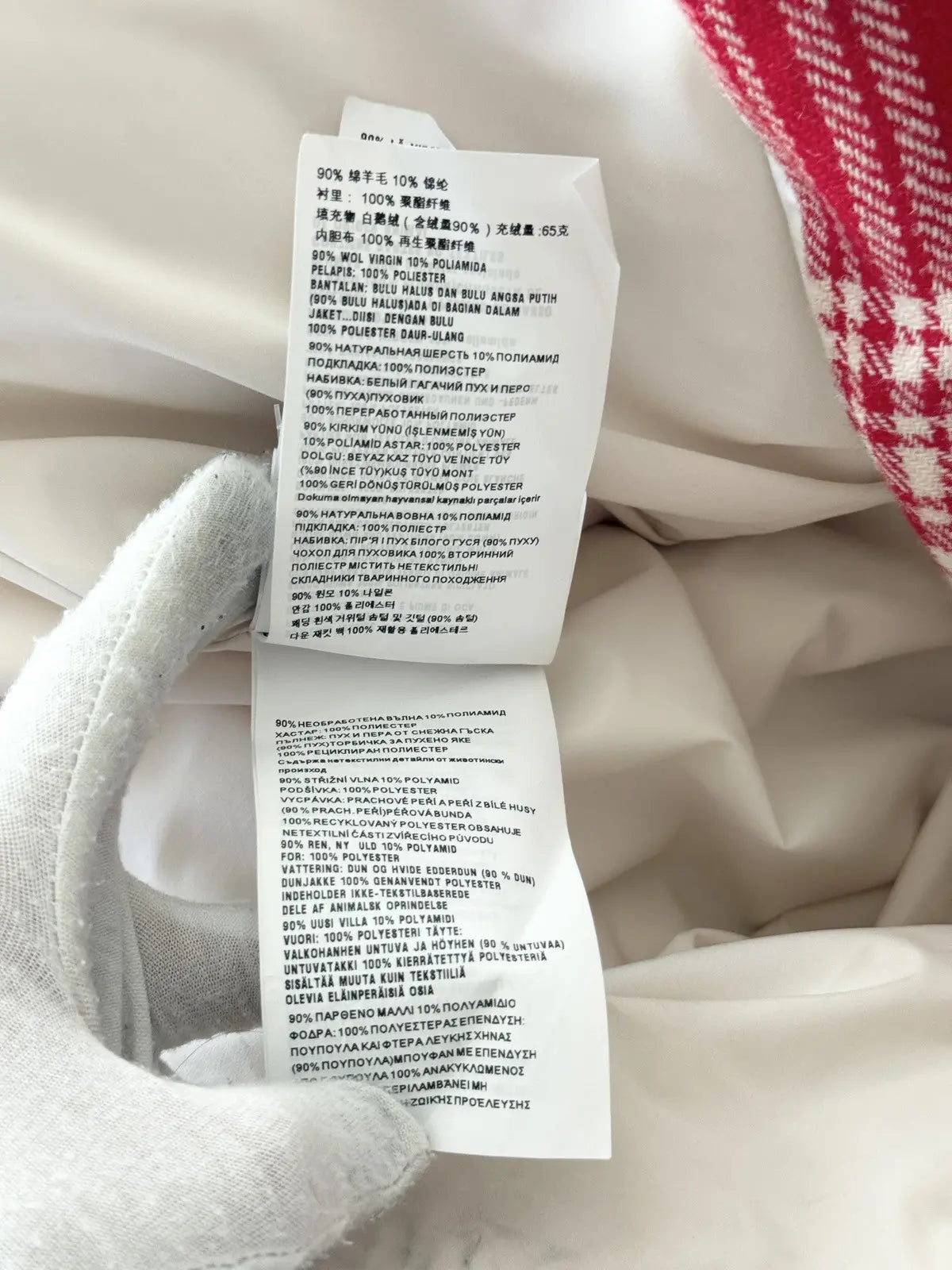 2022 Miu Miu Button Up Plaid Shacket Jacket