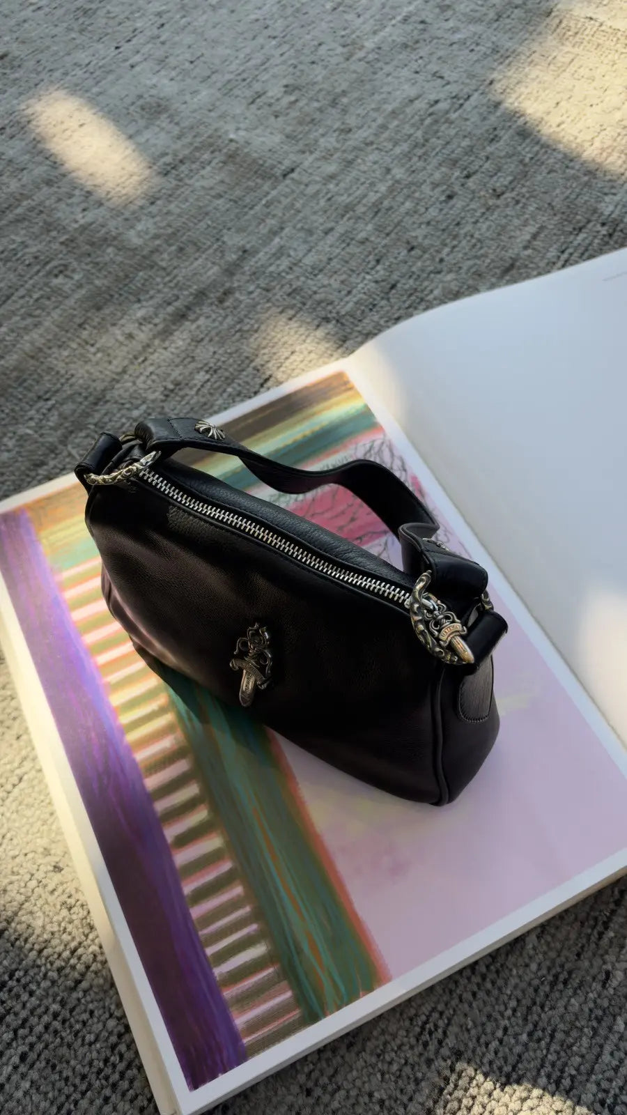 Chrome Hearts Leather Chicken Nugget Dagger Bag Chrome Hearts