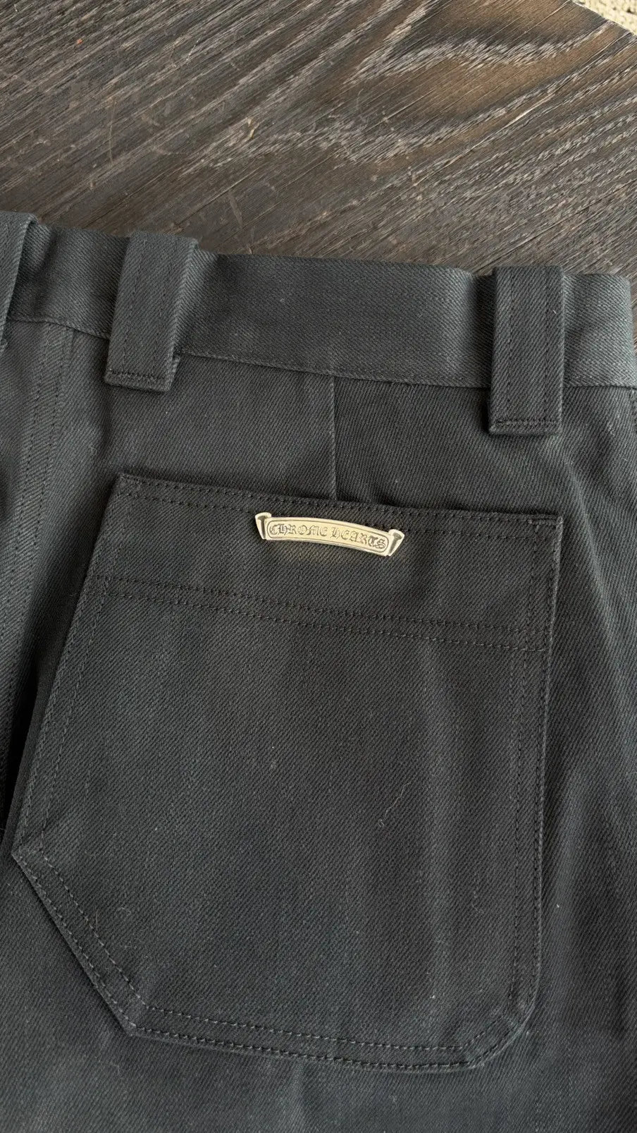 Chrome Hearts "KS Cutoff" Denim Shorts Size 33 Chrome Hearts