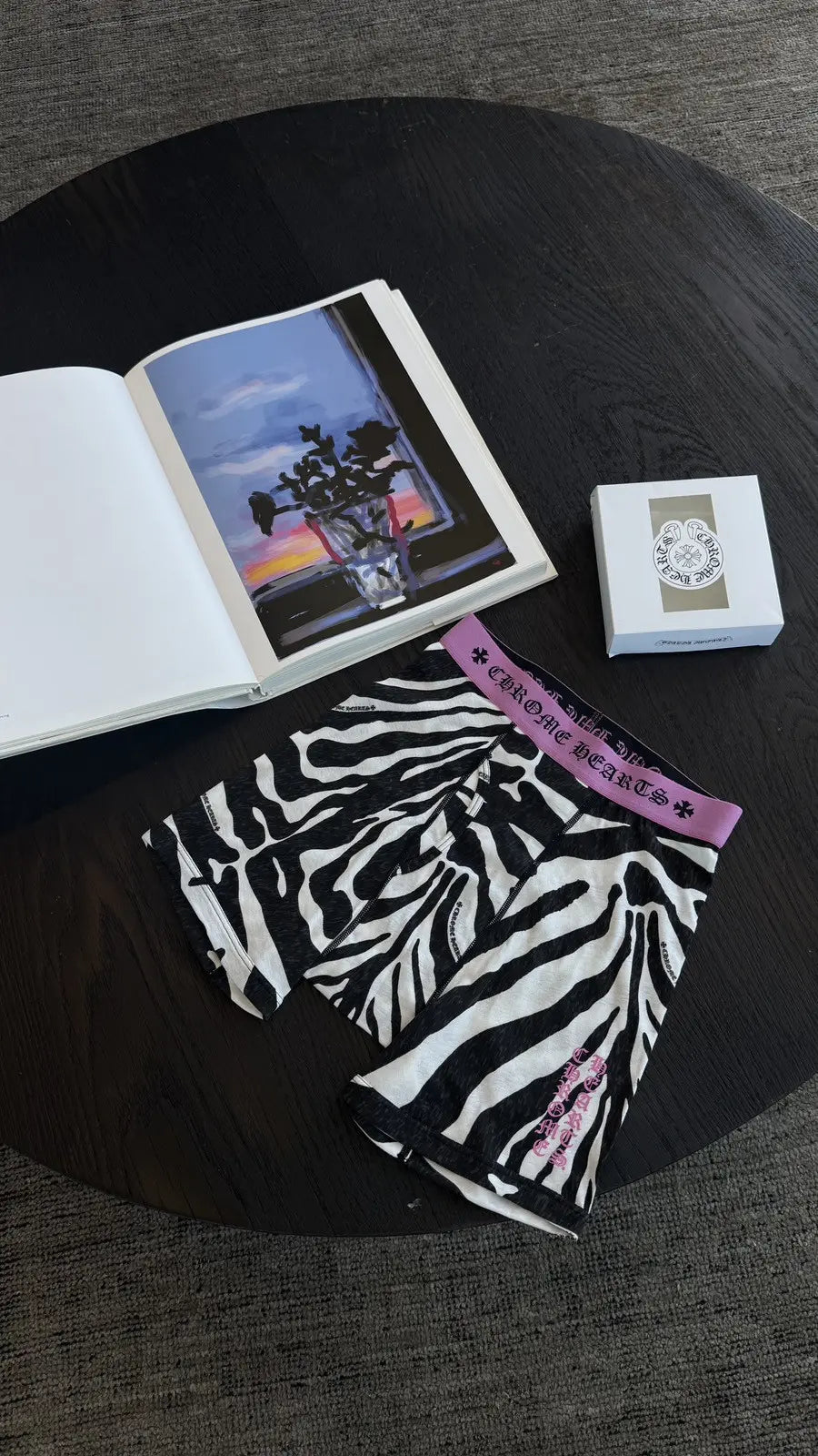 Chrome Hearts Zebra-Print Boxer Briefs Chrome Hearts