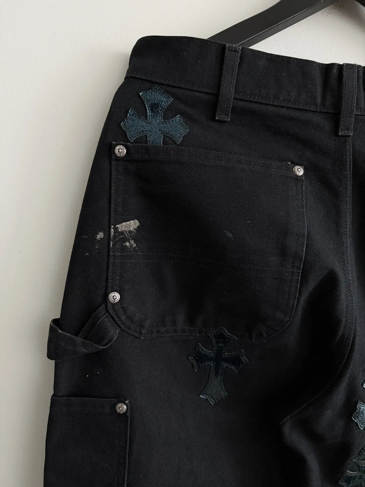 Chrome Hearts St Barth Galaxy Cross Patch Carpenter Pants
