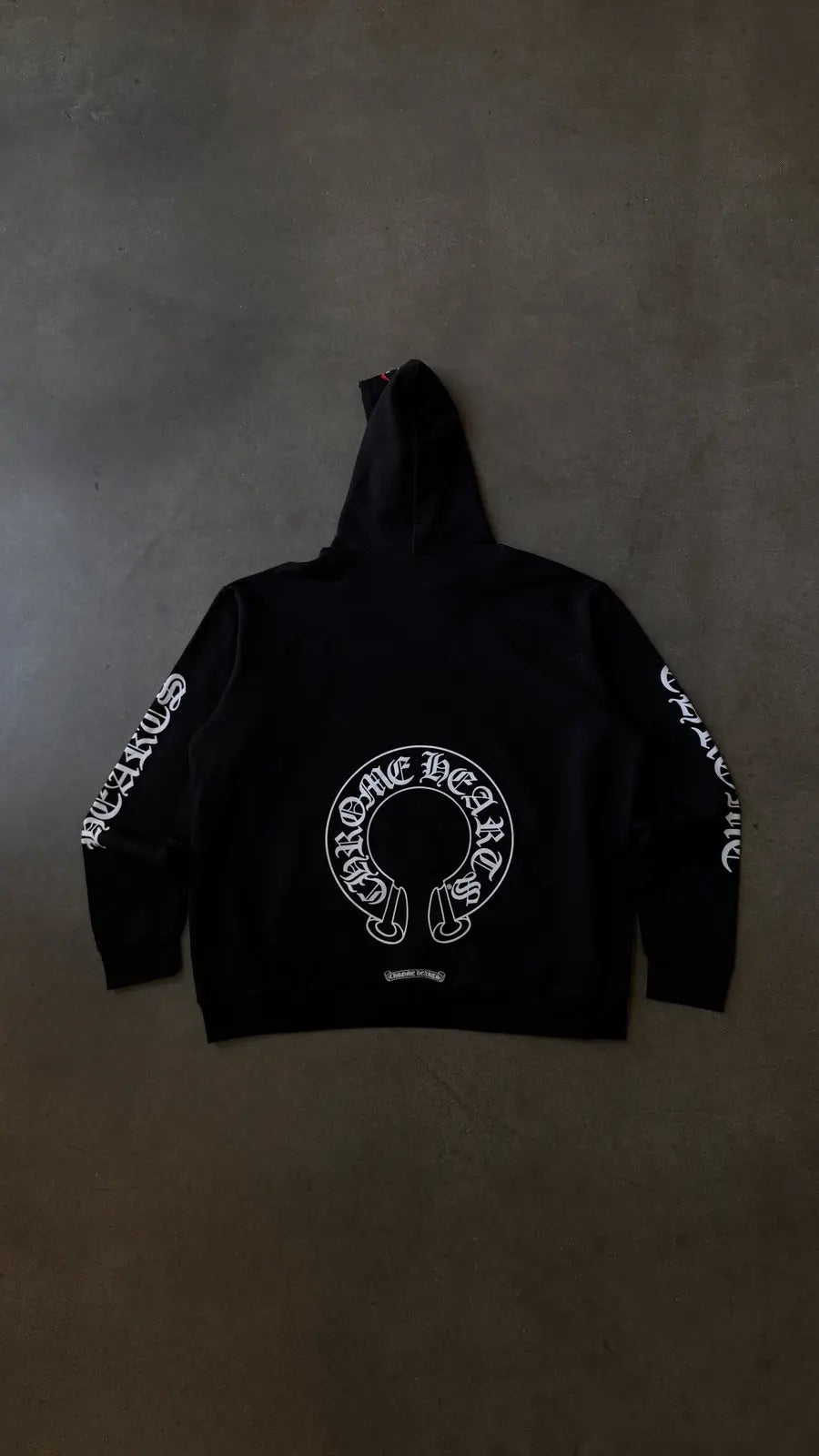 Chrome Hearts Horseshoe Floral Matty Boy Hoodie Black