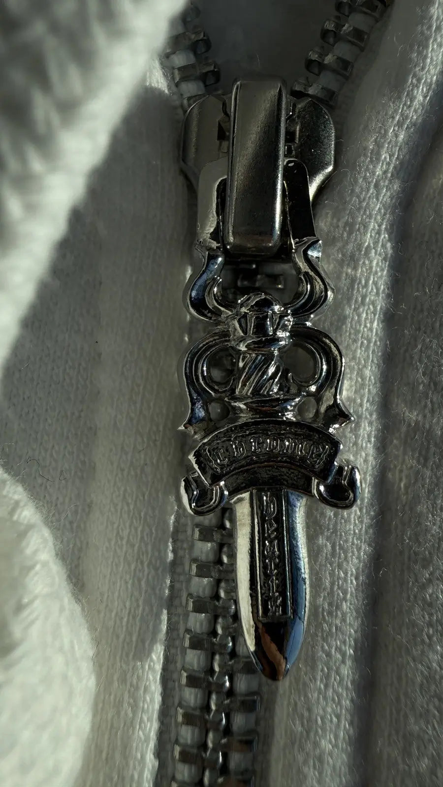 Chrome Hearts Back Arch USA Logo Zip Up Hoodie Size XXL Chrome Hearts