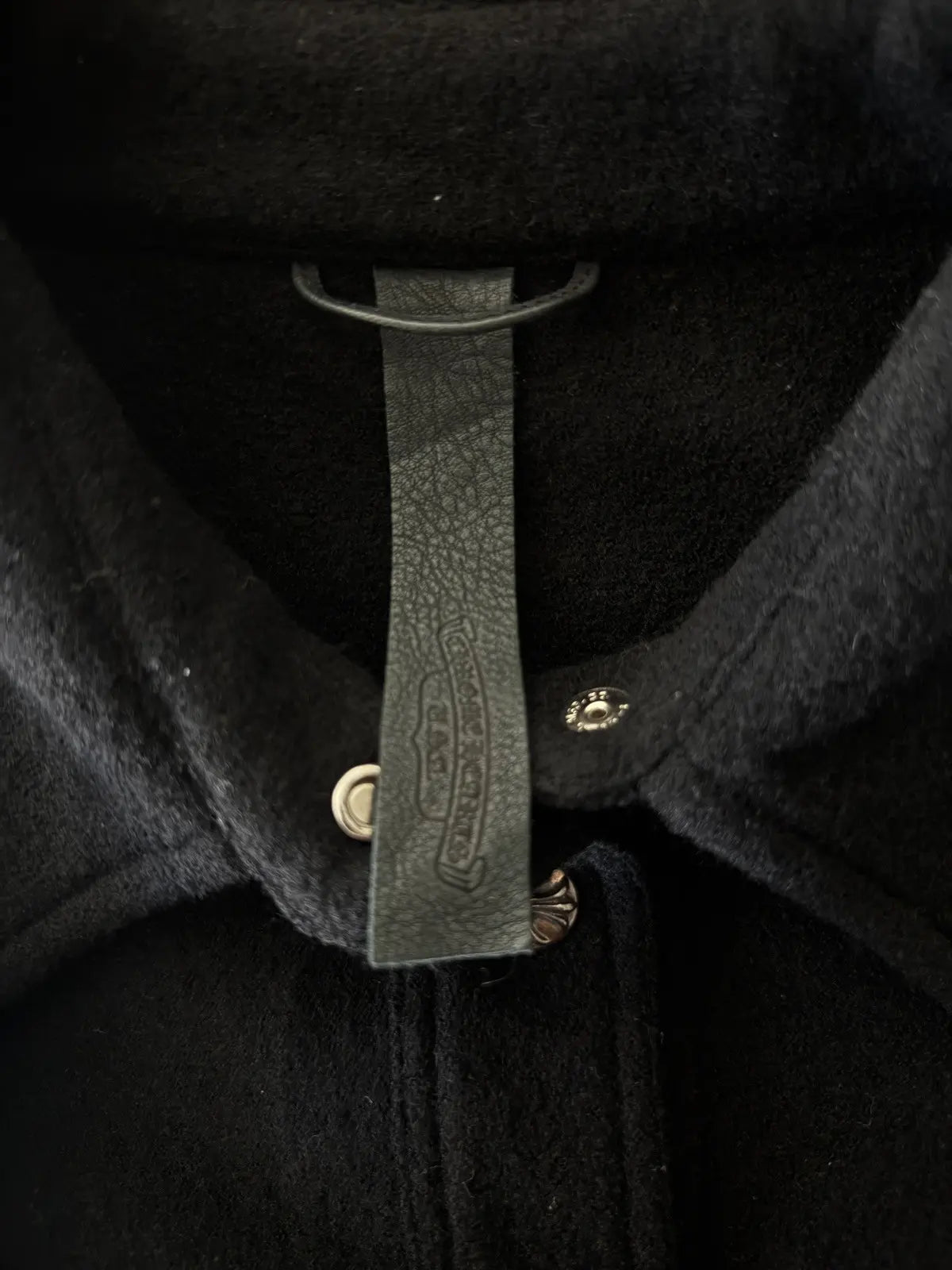 Chrome Hearts Cropped Work Dog Wool Jacket