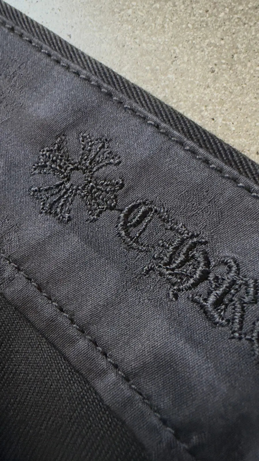 Chrome Hearts Black Camouflage Cross Patch Chino Pants