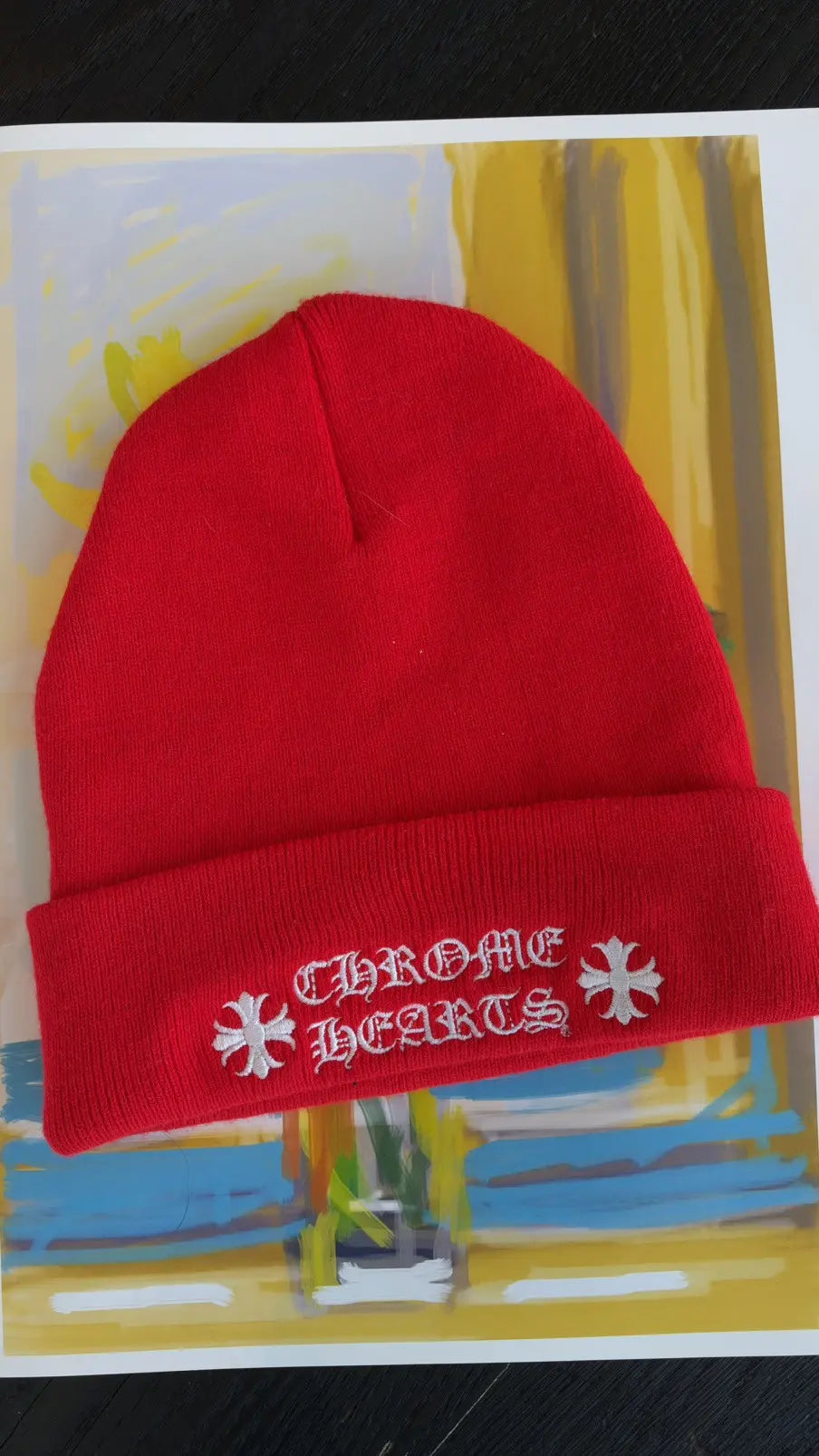 Chrome Hearts Embroidered Logo Beanie Chrome Hearts