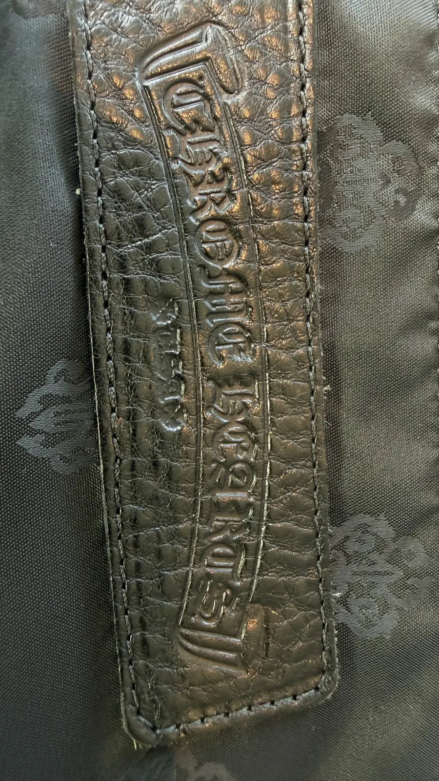 Chrome Hearts Patch Lyon Dagger Suede Weekend Bag Chrome Hearts