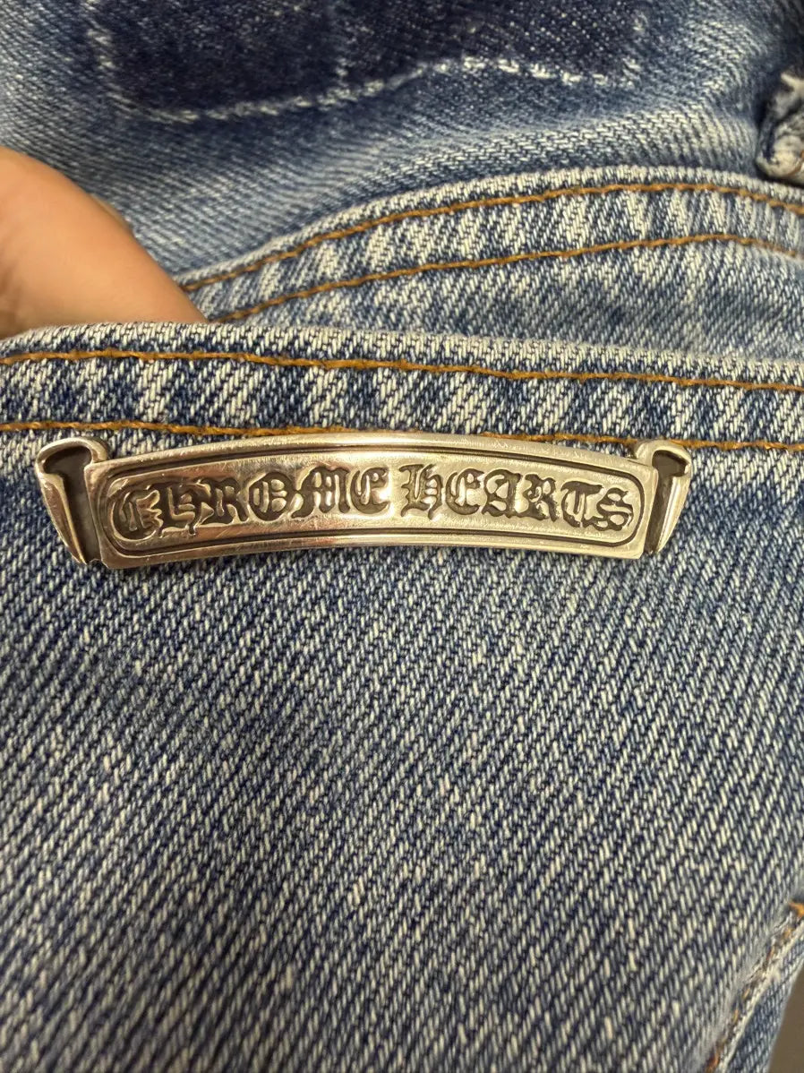 Chrome Hearts Levis Zebra Cross Patch Jeans