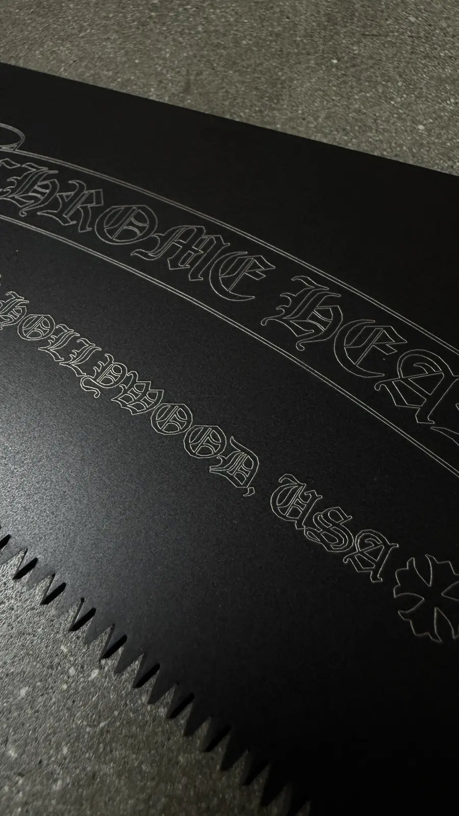Chrome Hearts Saw Black