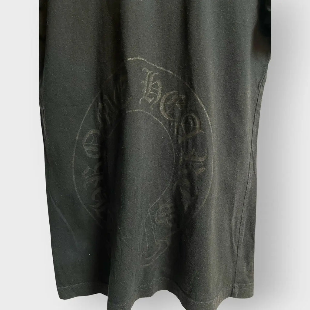 Chrome Hearts Red Horseshoe T-Shirt Black