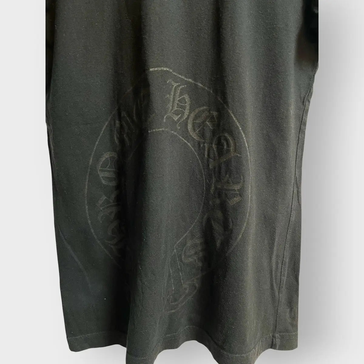 Chrome Hearts Red Horseshoe T-Shirt Black