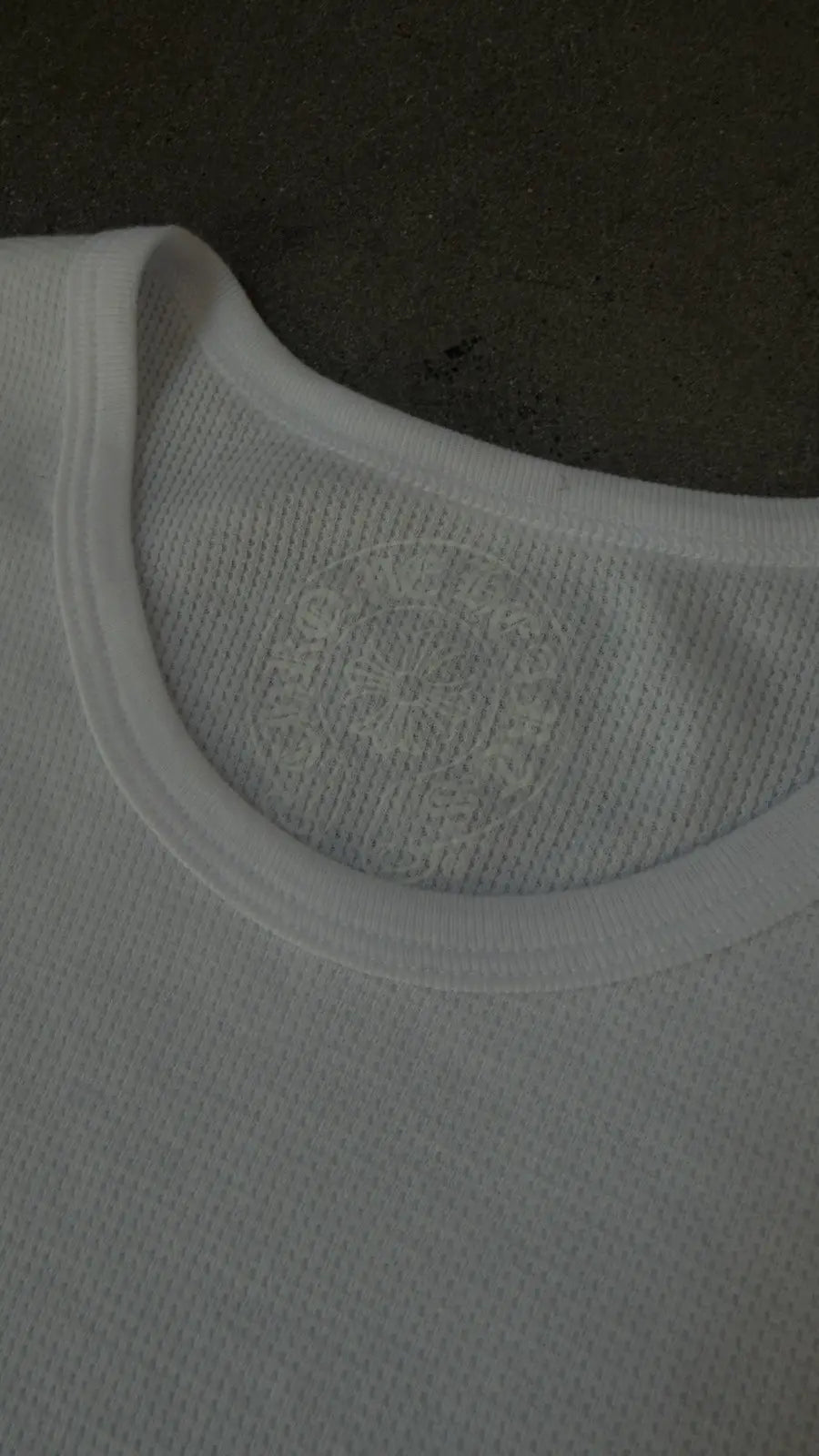 Chrome Hearts Scroll Logo Long-Sleeve Thermal T-Shirt