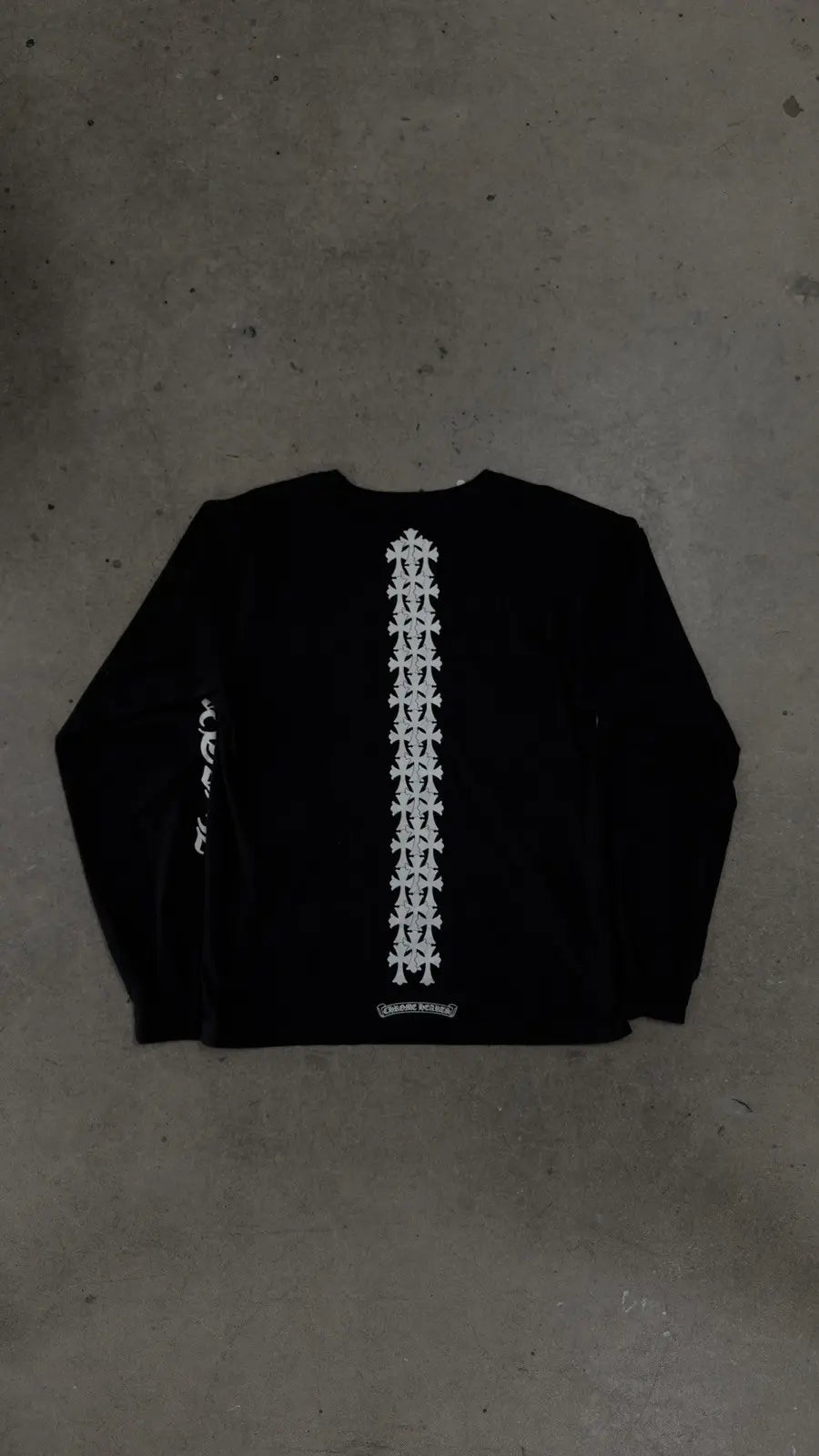 Chrome Hearts Cemetery Cross Tire Tracks T-Shirt