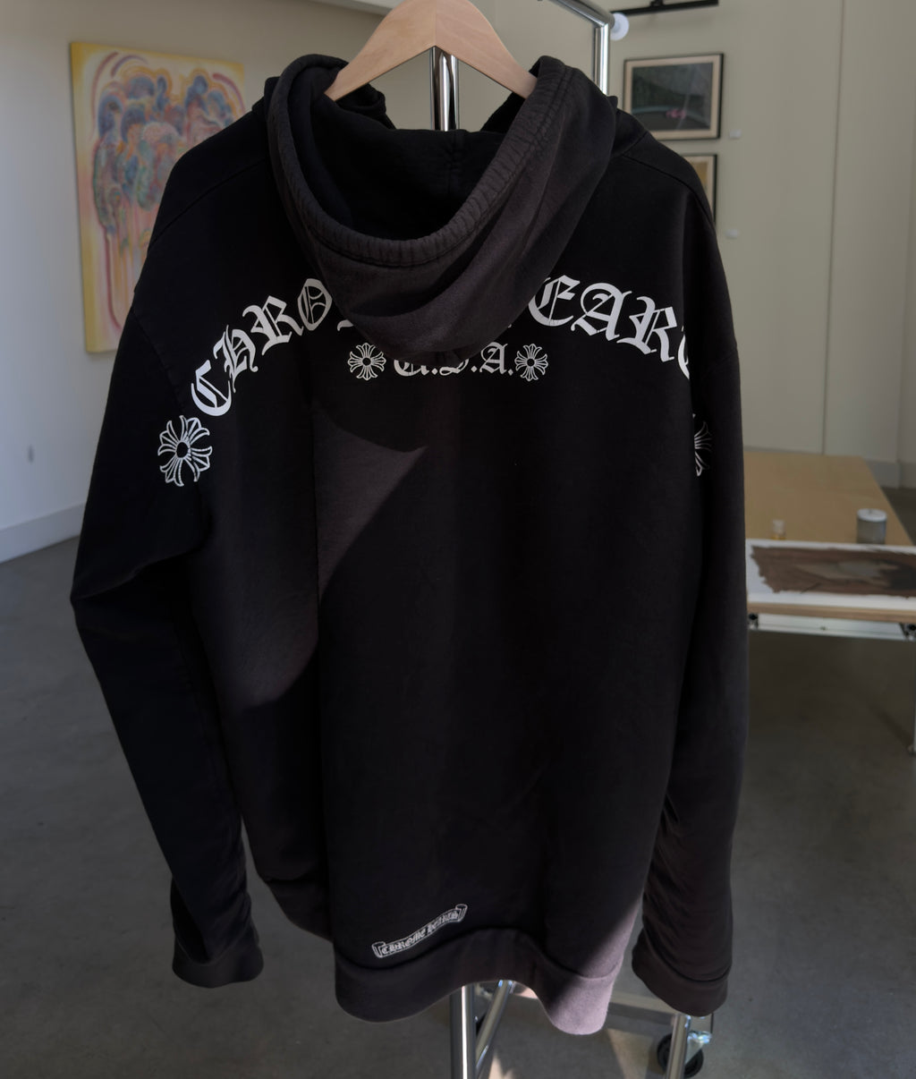 Chrome Hearts T Bar Scripts Zip Up Hoodie – ANYRARE