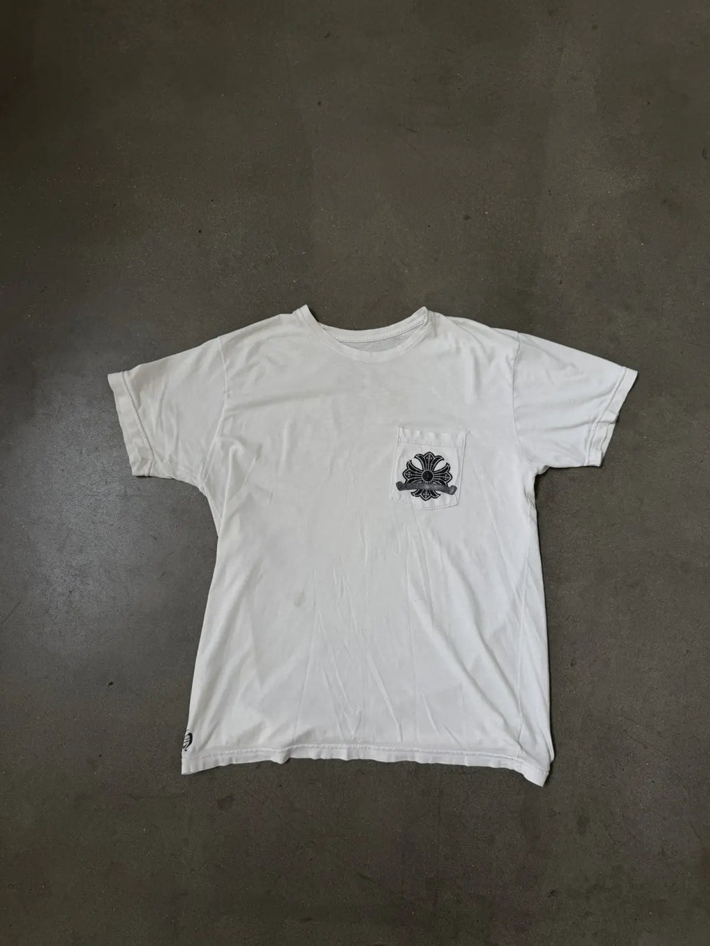 Chrome Hearts Horse Shoe Logo Tee White