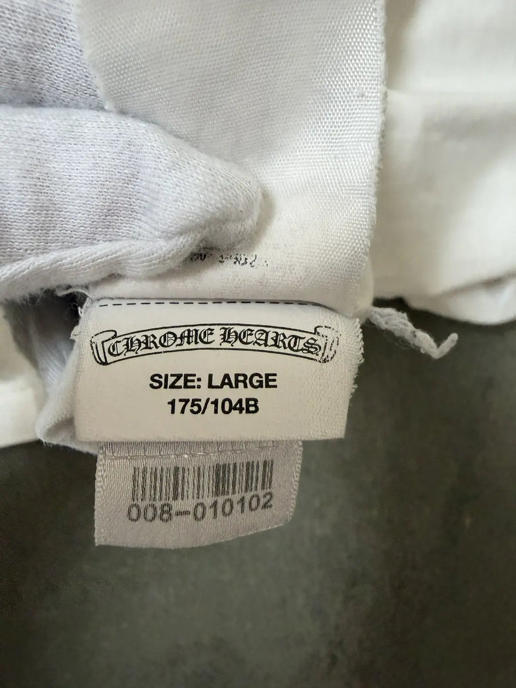 Chrome Hearts Horse Shoe Logo Tee White