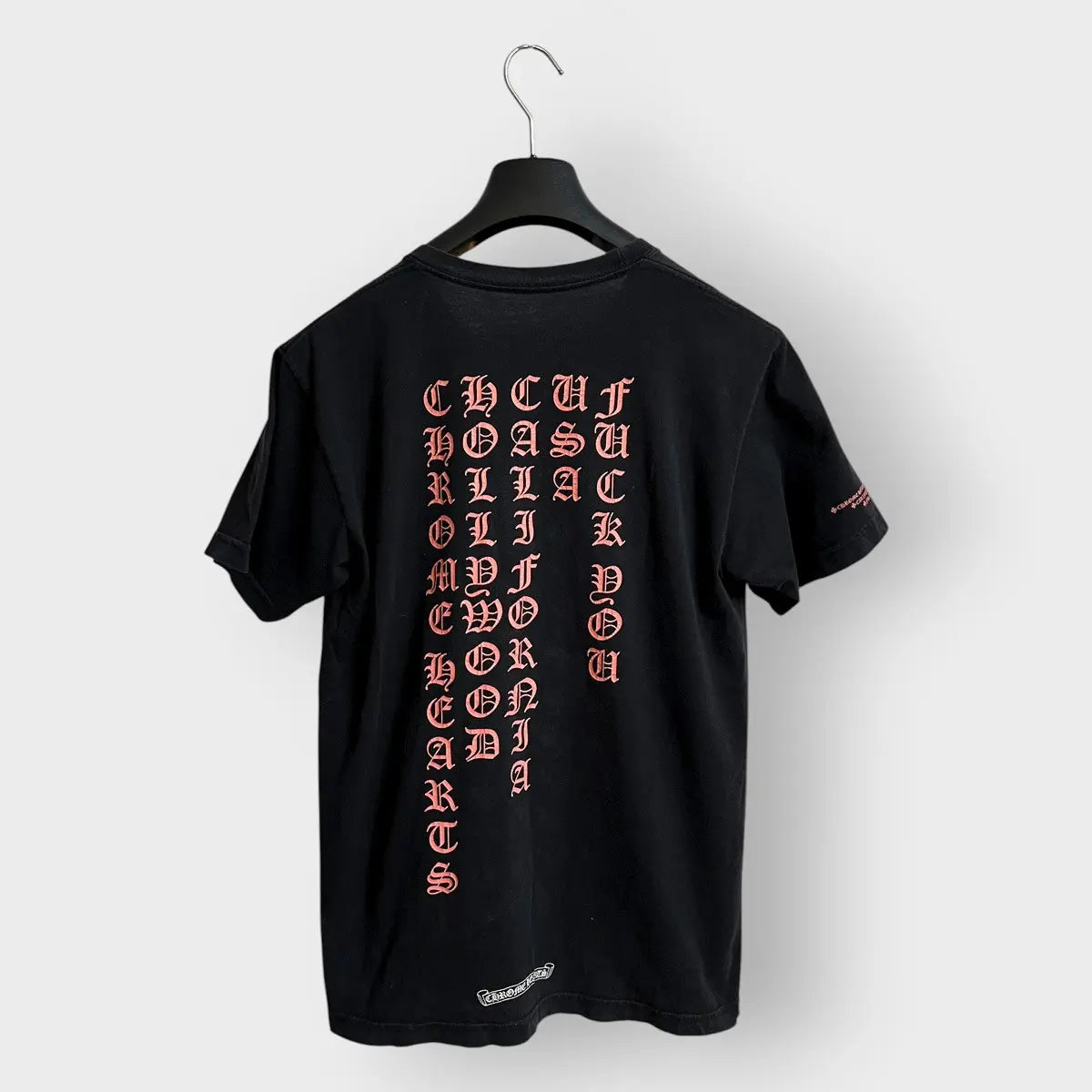 Chrome Hearts Fuck You Eye Chart Scripts Pocket Tee