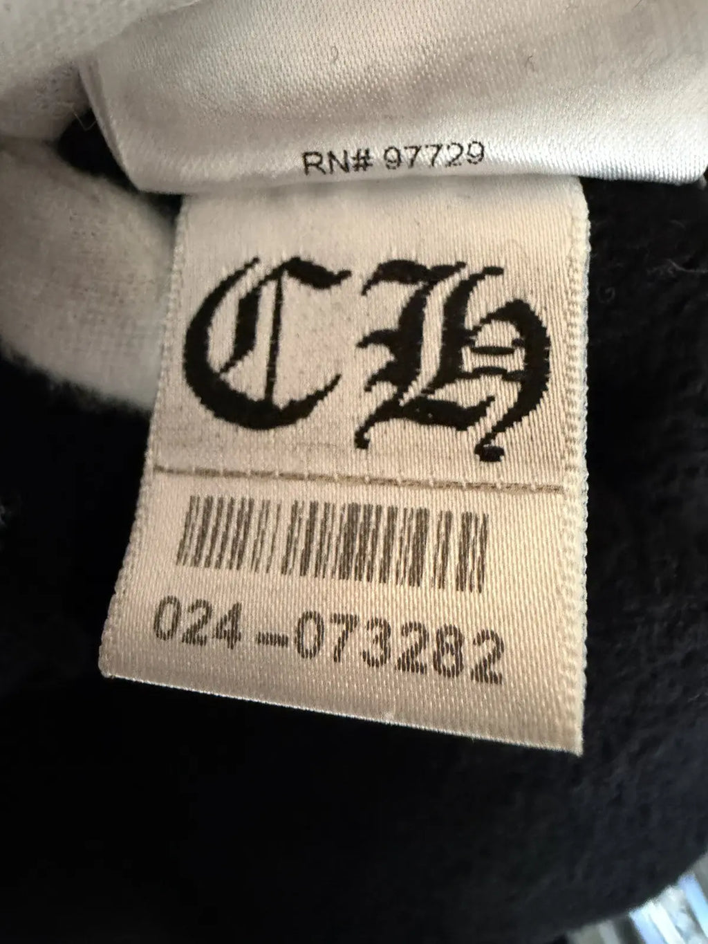Chrome Hearts Cross Logo Zip Up Hoodie Black/Multicolor
