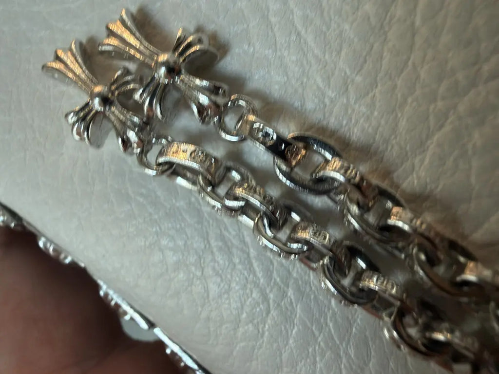 Chrome Hearts 3 Side Zip Pyramid Stud Wallet