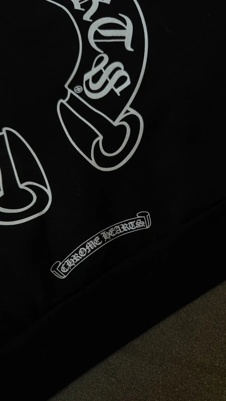 Chrome Hearts Horseshoe Floral Matty Boy Hoodie Black