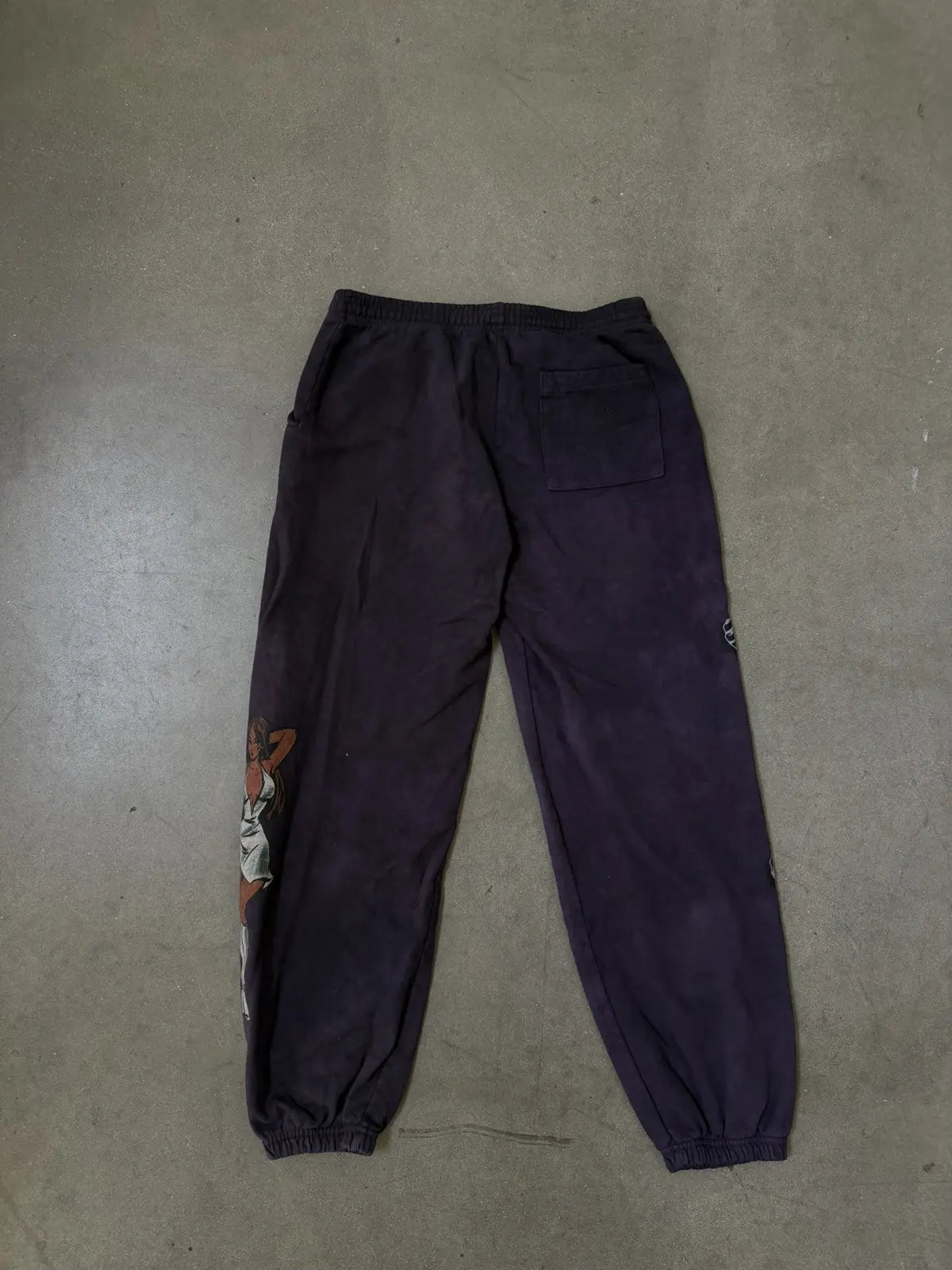 Chrome Hearts Deadly Doll Sweat Pants Purple