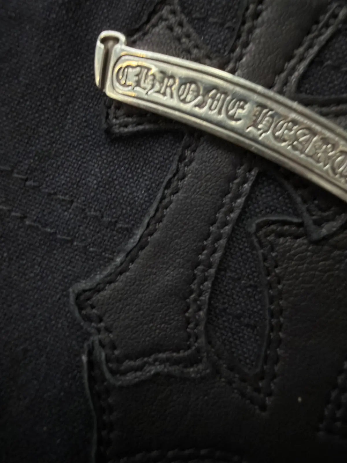 Chrome Hearts Flooded Patch Carpenter Denim Shorts