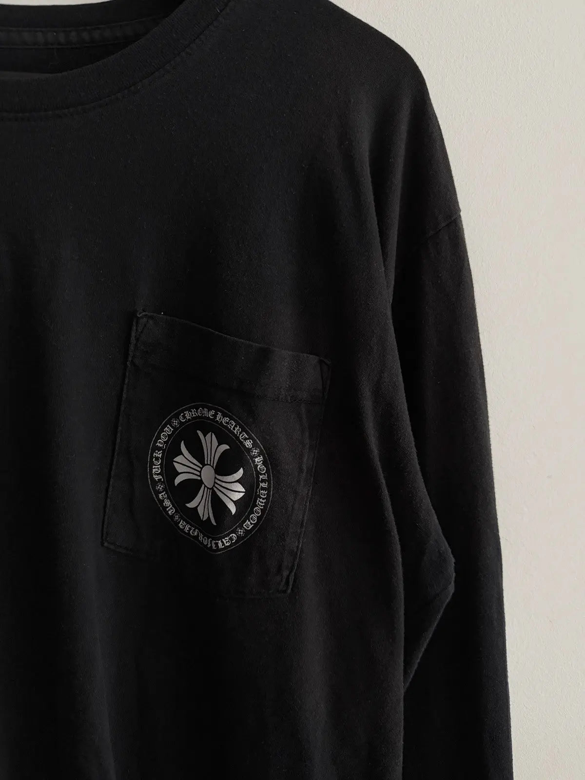 Chrome Hearts Seal Plus Cross Logo LS Tee