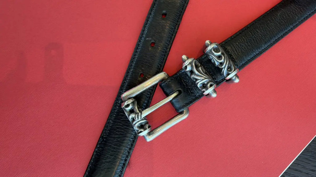Chrome Hearts Double Roller Belt Size 36 Chrome Hearts