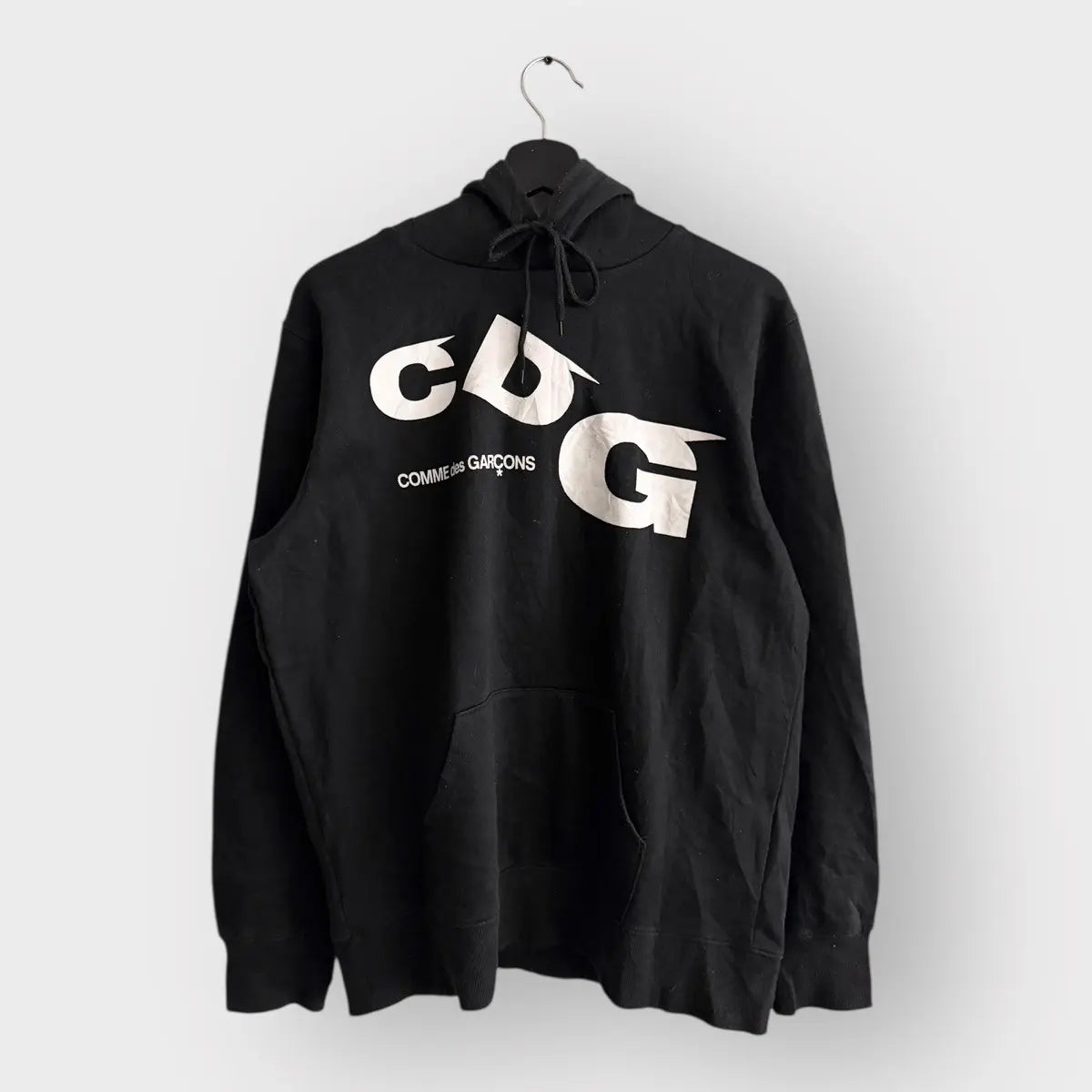 2010s Comme Des Garcons CDG Dropping Logo Hoodie
